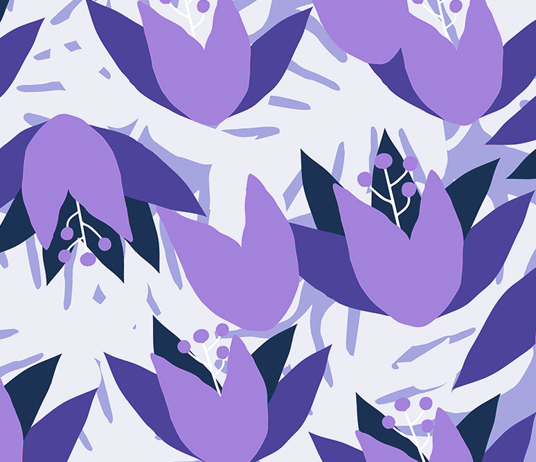 flowers-for-kids purple abstract flowers