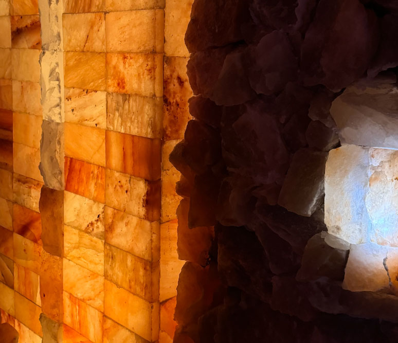 salt cave wall detail